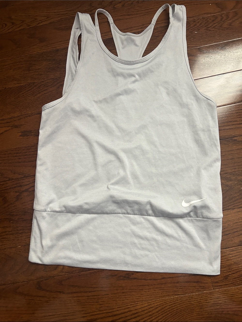 Stunning Nike Light Grey DriFit Strappy Open Back Tank Top - Excellent Condition
